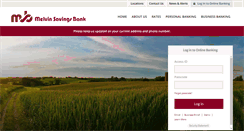 Desktop Screenshot of melvinsavingsbank.com